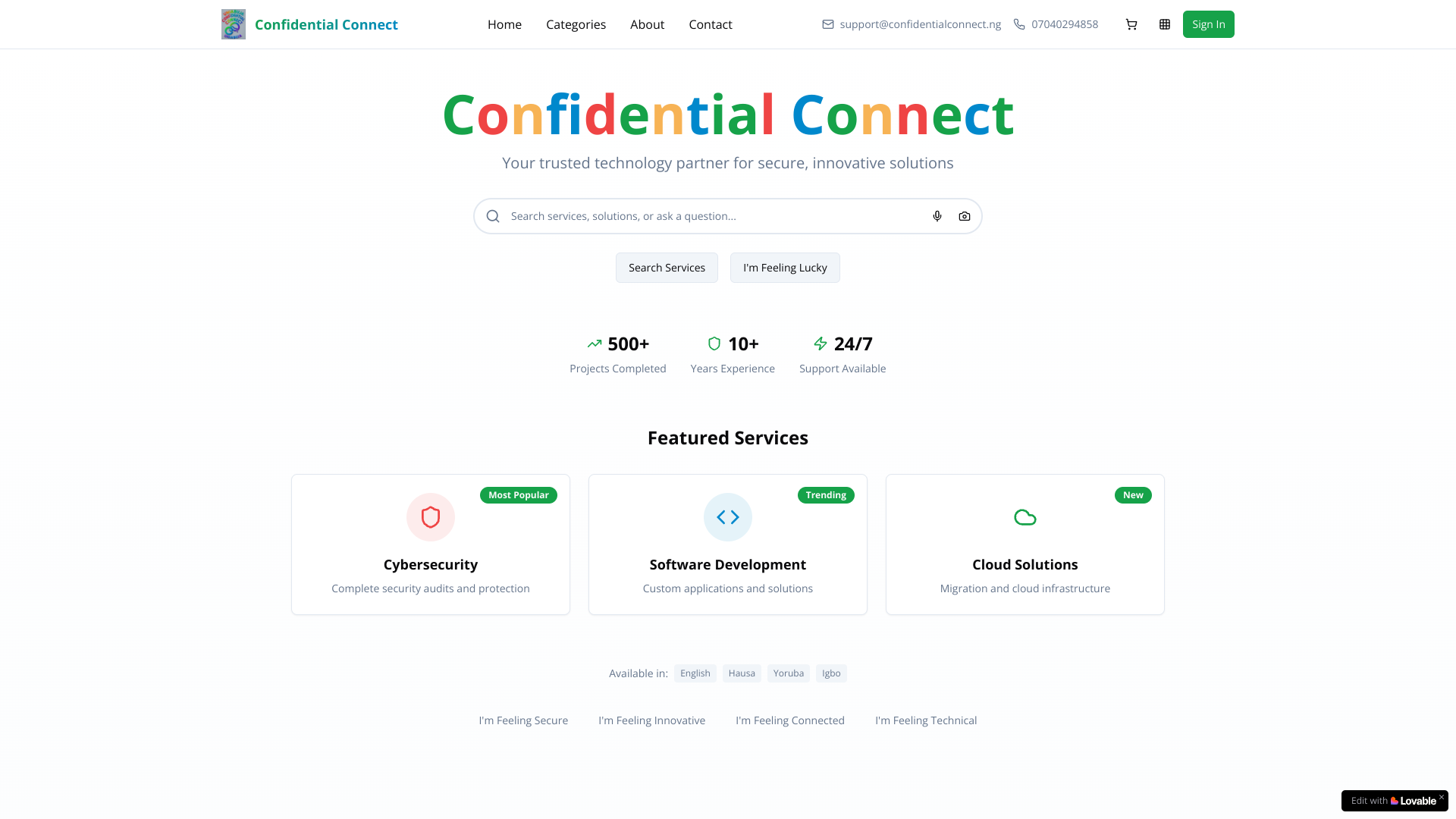 CONFIDENCE  CONFIDENCE portfolio preview 1