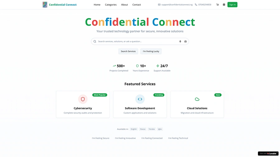 CONFIDENCE  CONFIDENCE portfolio preview 1