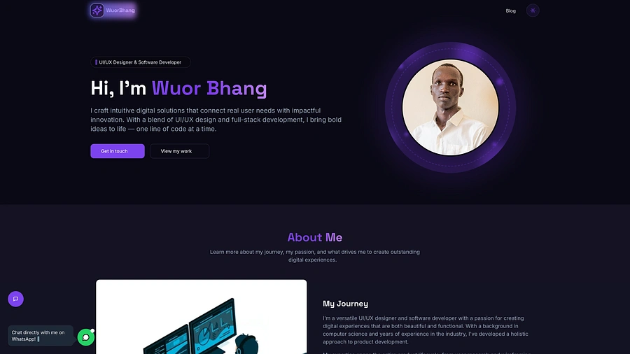 Wuor Bhang portfolio preview
