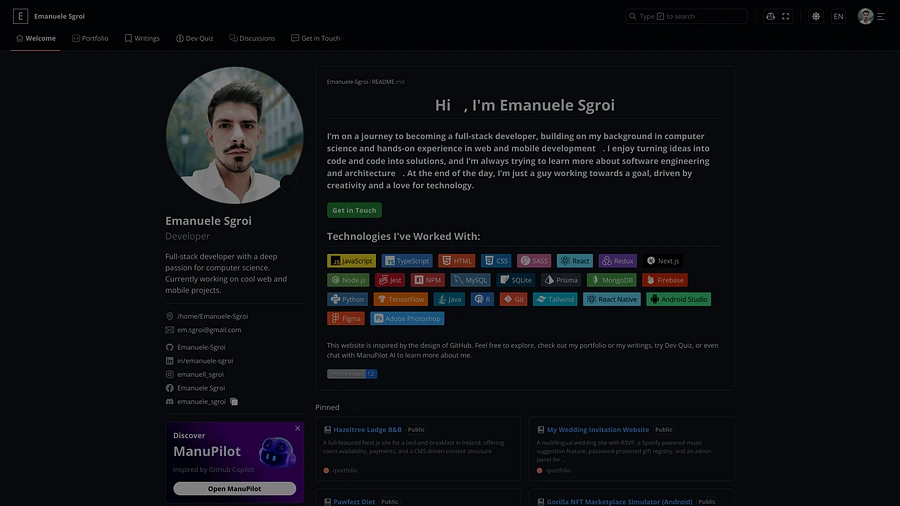 Emanuele Sgroi portfolio preview 1