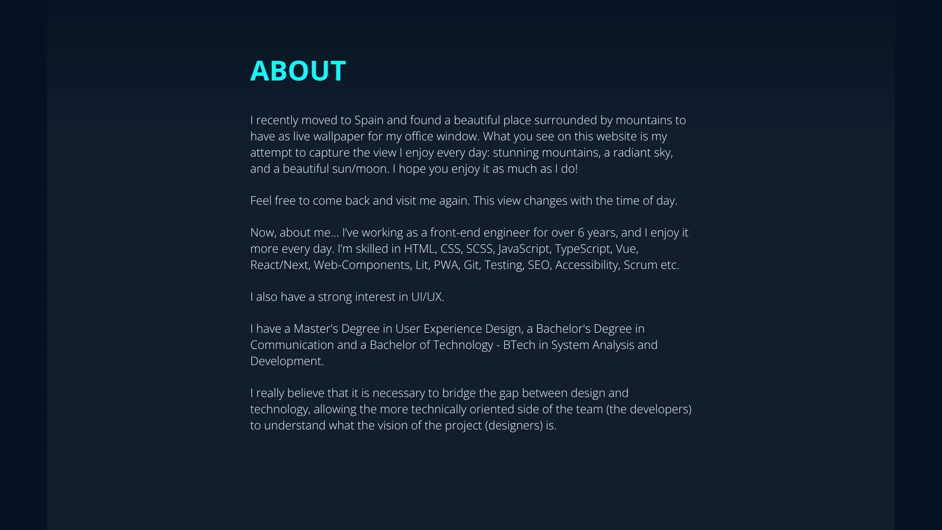 screenshot of more of Terry Dominick's portfolio and their work