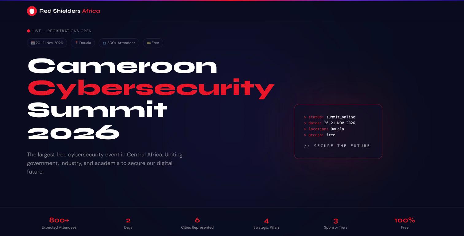 Cameroon Cybersecurity Summit 2026 (CCS 2026)