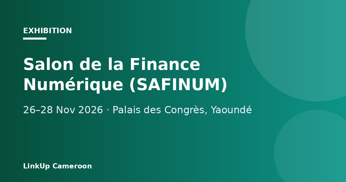 SAFINUM 2026 – Salon de la Finance Numérique