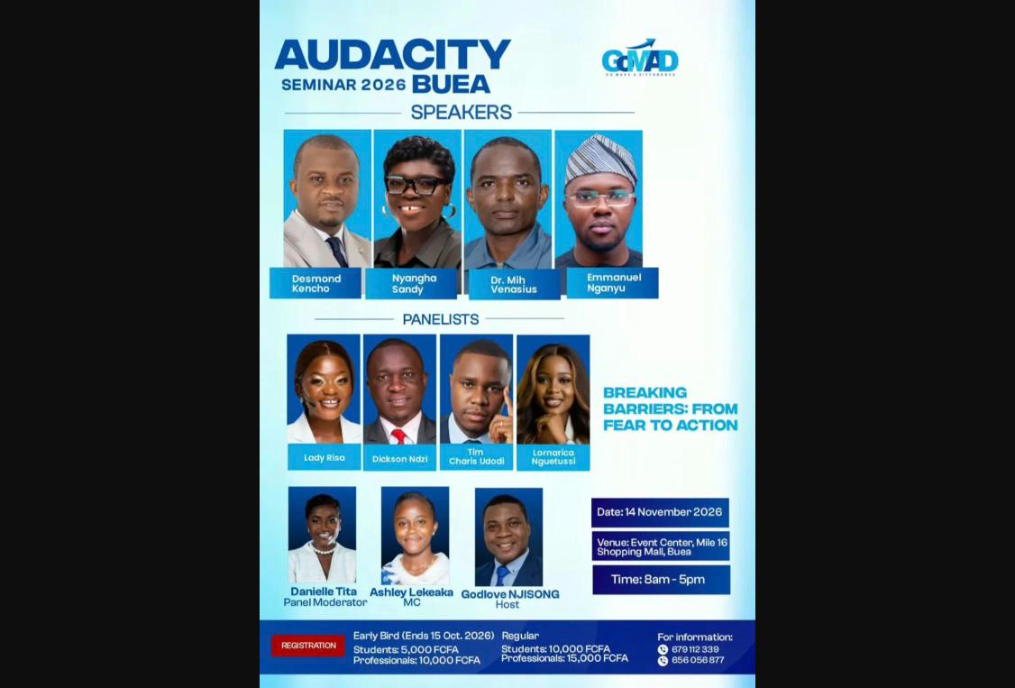 Audacity Seminar 2026 – Breaking Barriers: From Fear to Action