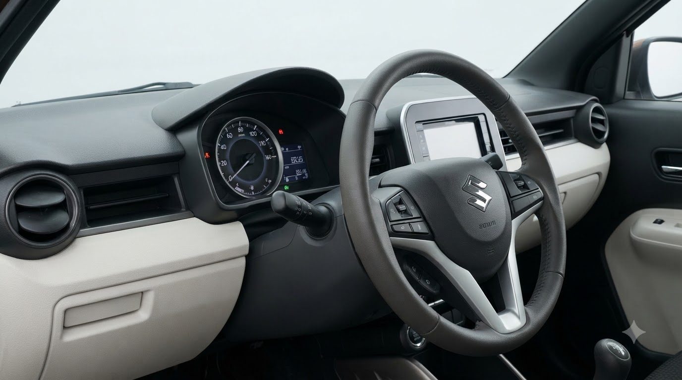 Maruti Ignis Auto Blue — self-drive rental