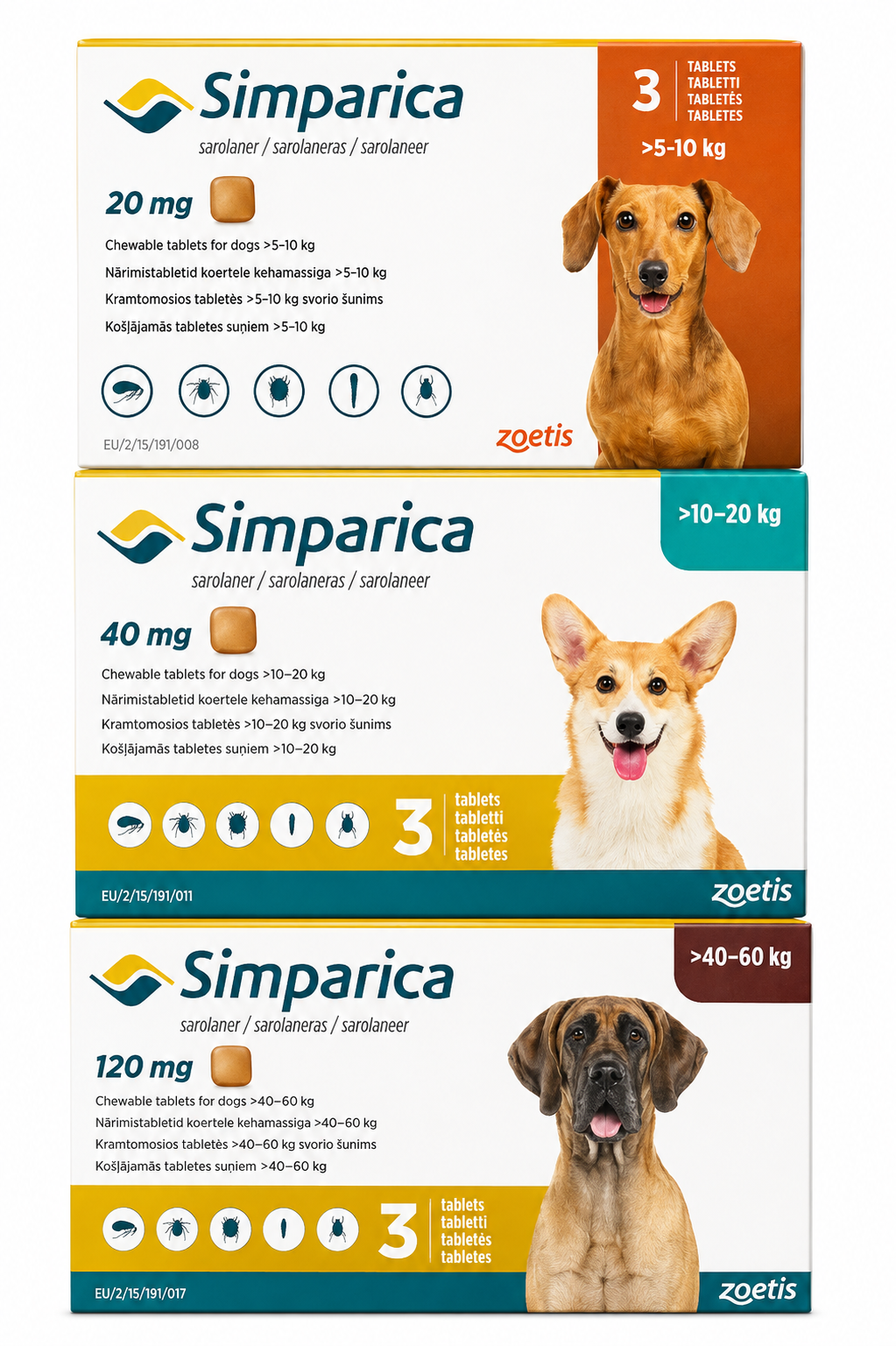 Simparica - 10 — 20kg