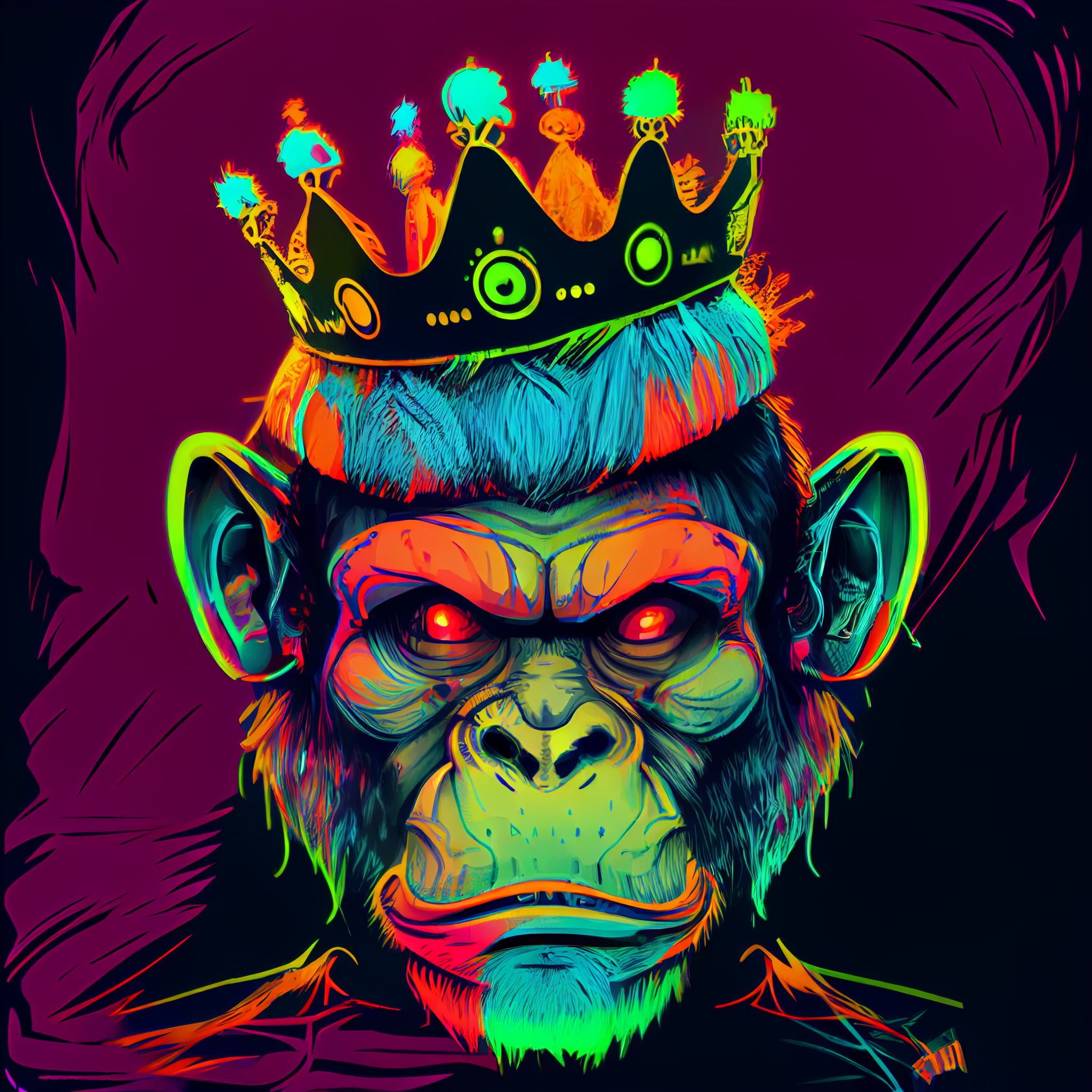 KOAK APE KING #4 (Celestial)