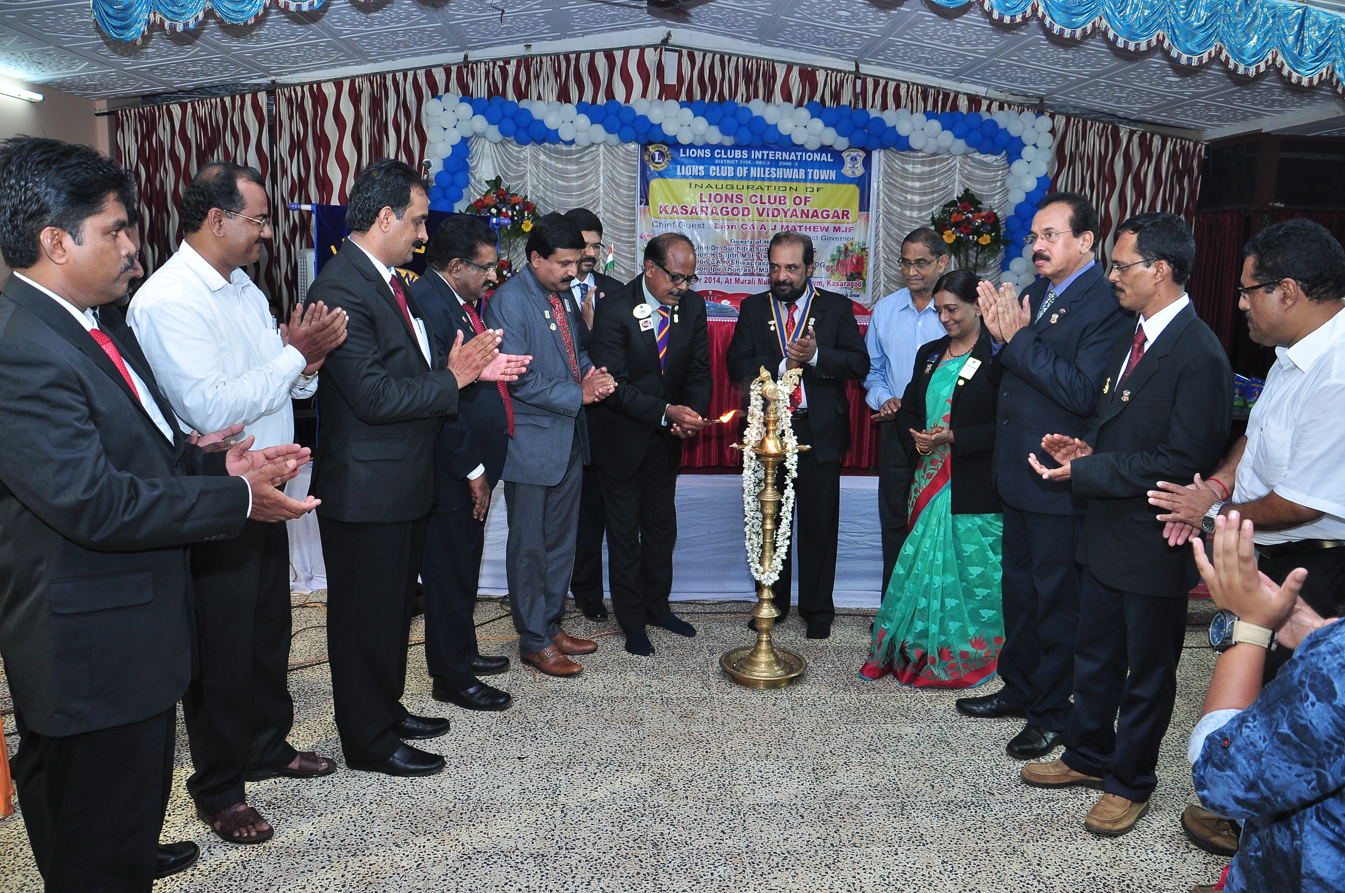 Grand Inauguration  of Lions Club of Kasaragod Vidyanagar
