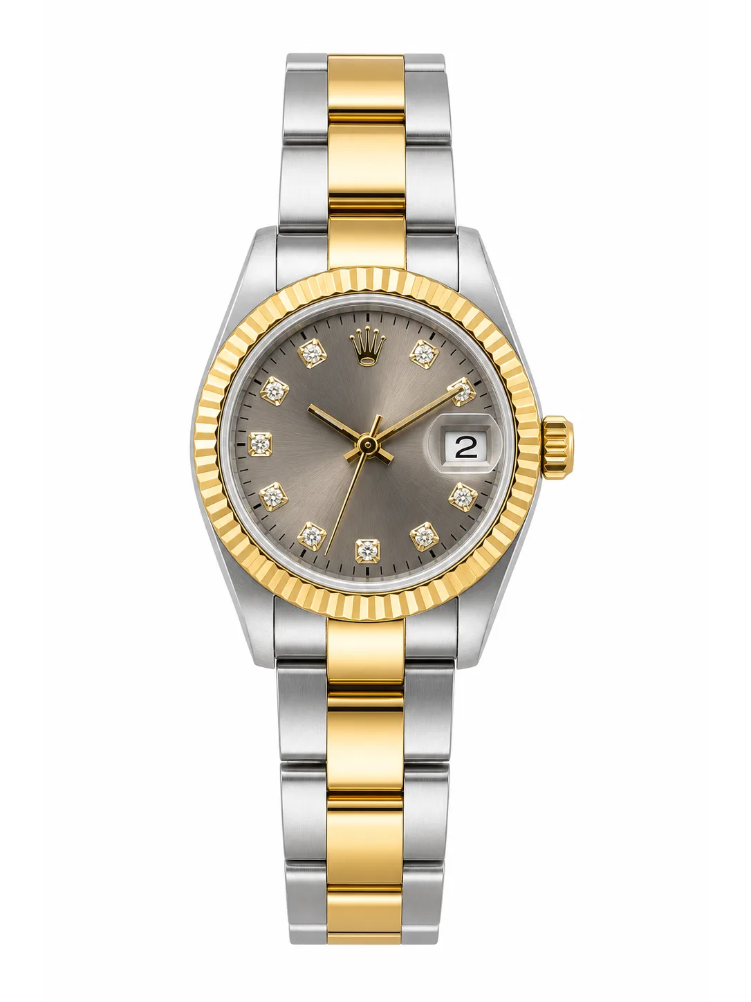 Rolex Datejust femme gris