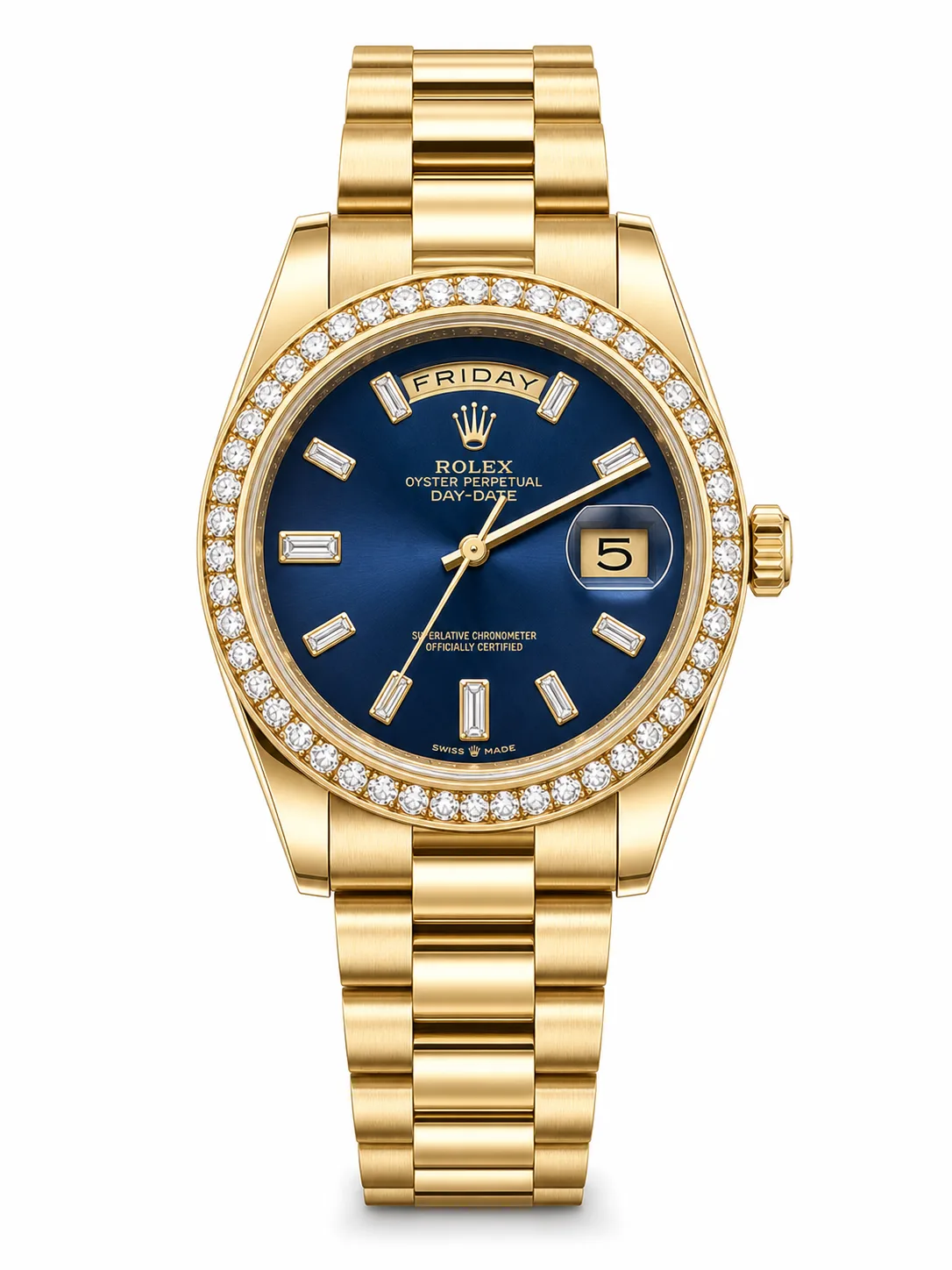 Rolex Day-Date acier vue 5