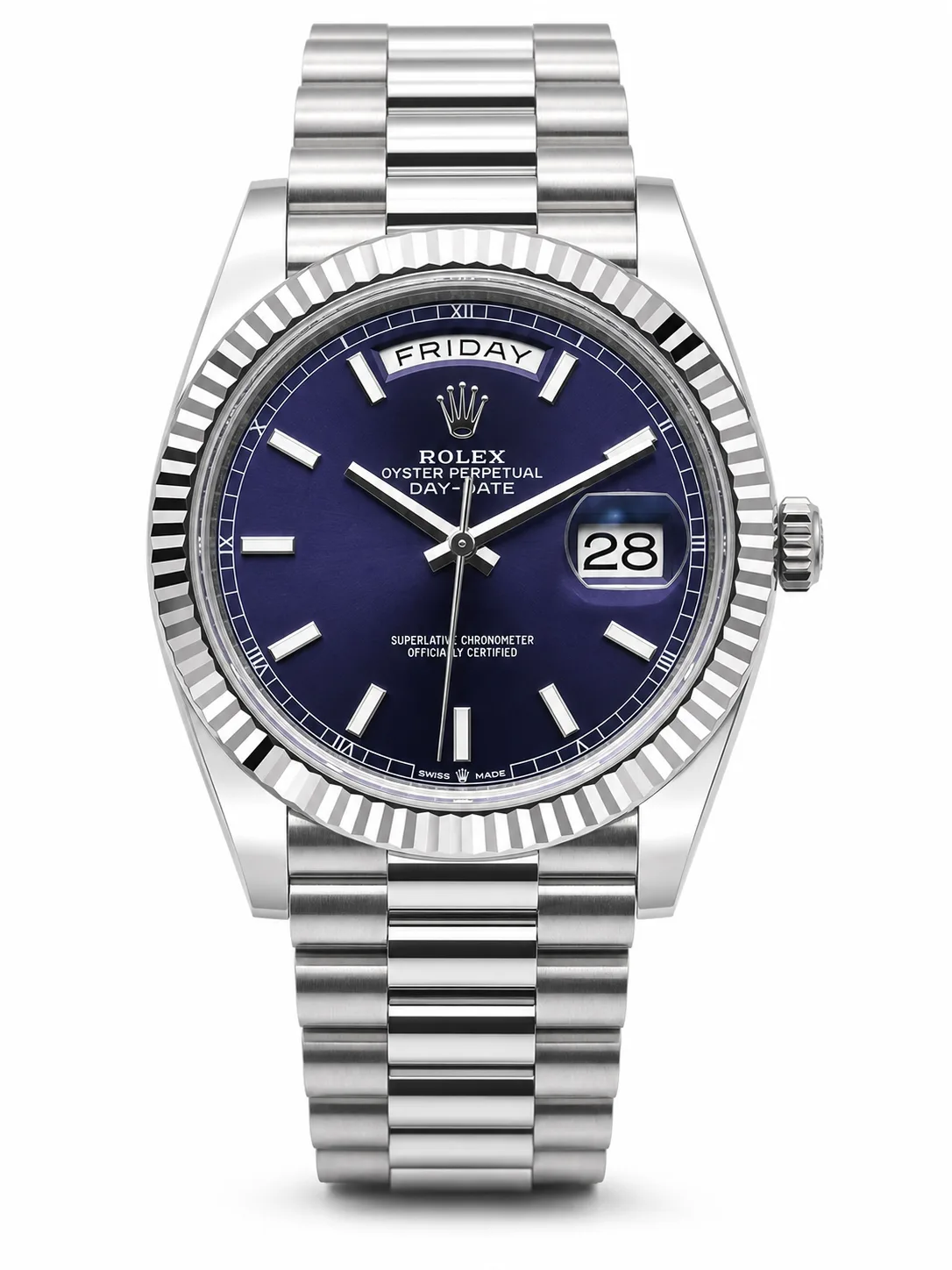 Rolex Day-Date acier vue 4