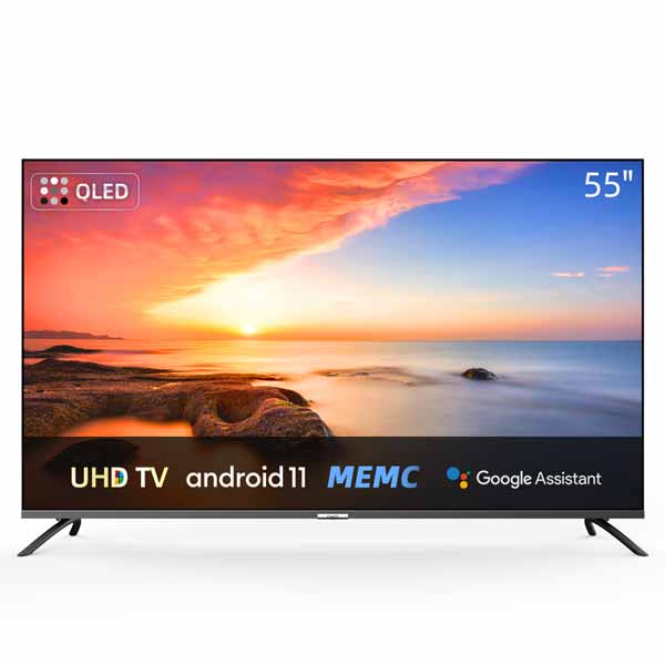 Chiq 55 Inch 4k UHD Smart Android Frameless TV