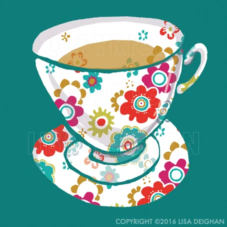 Hot Teal Tea