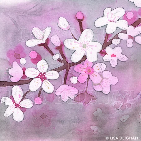 Soft Grey Blossom