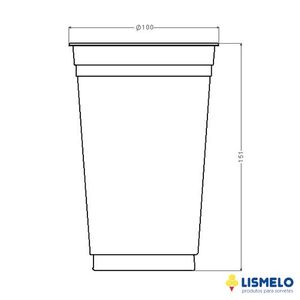 Copo descartável 700ml