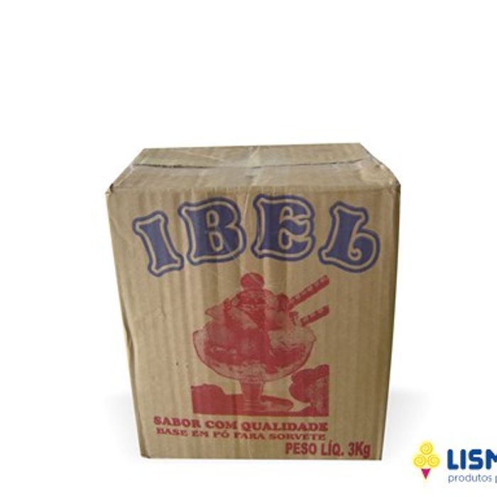 Pó saborizante para sorvetes e milk shake 3Kg