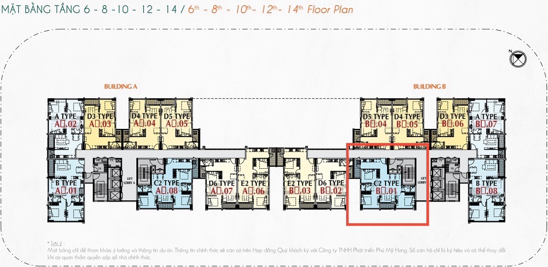 Bán căn hộ 3PN, 2WC tại Hưng Phúc Premier, 94.33m2, giá thỏa thuận