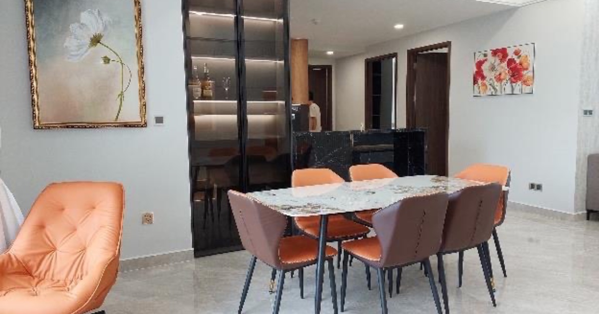 3-bedroom apartment for lease: Fully furnished Midtown The Peak