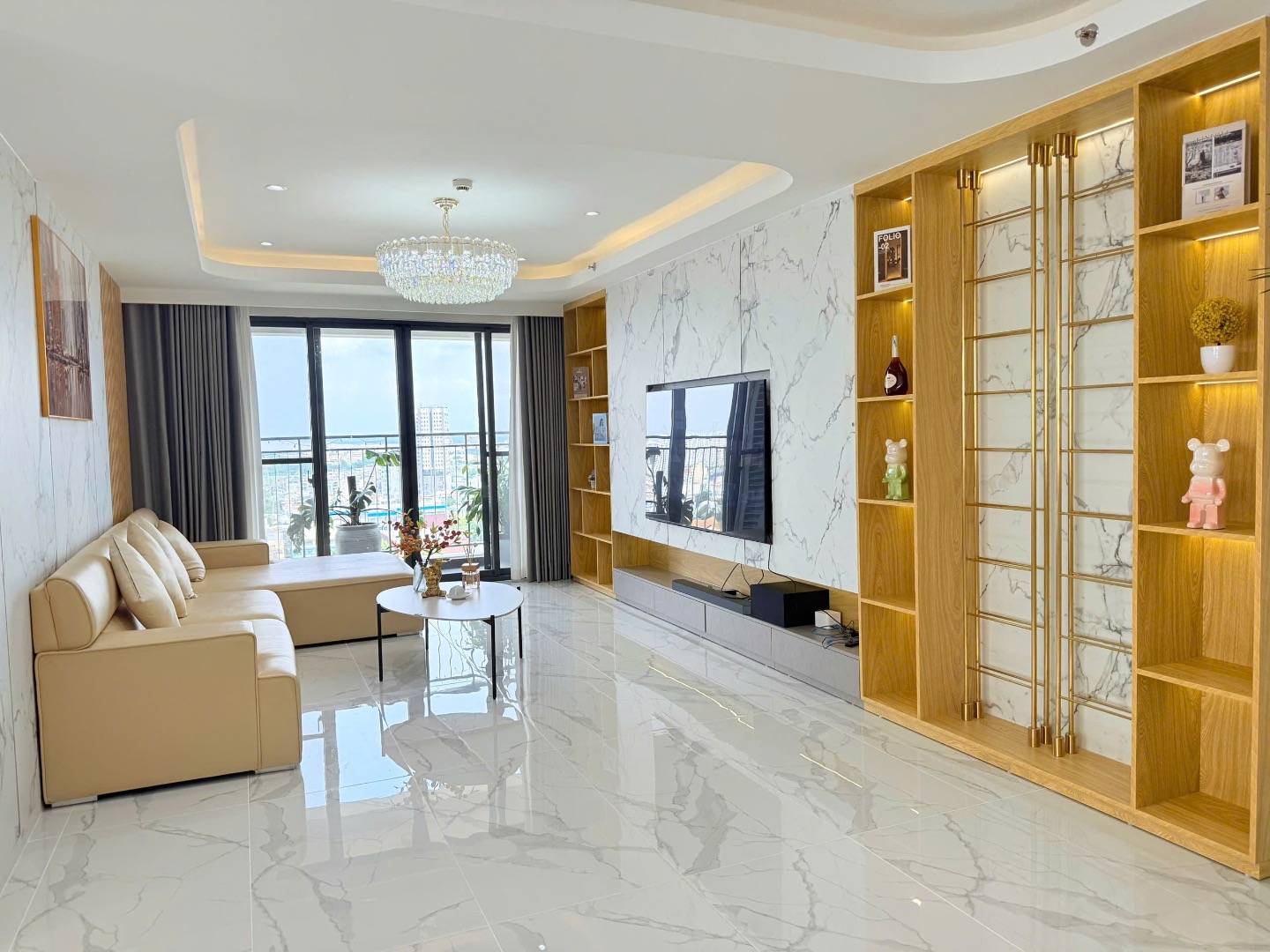 Cho thuê penthouse 4PN Nam Phúc, nội thất sang trọng, ba mặt view sông cực đỉnh