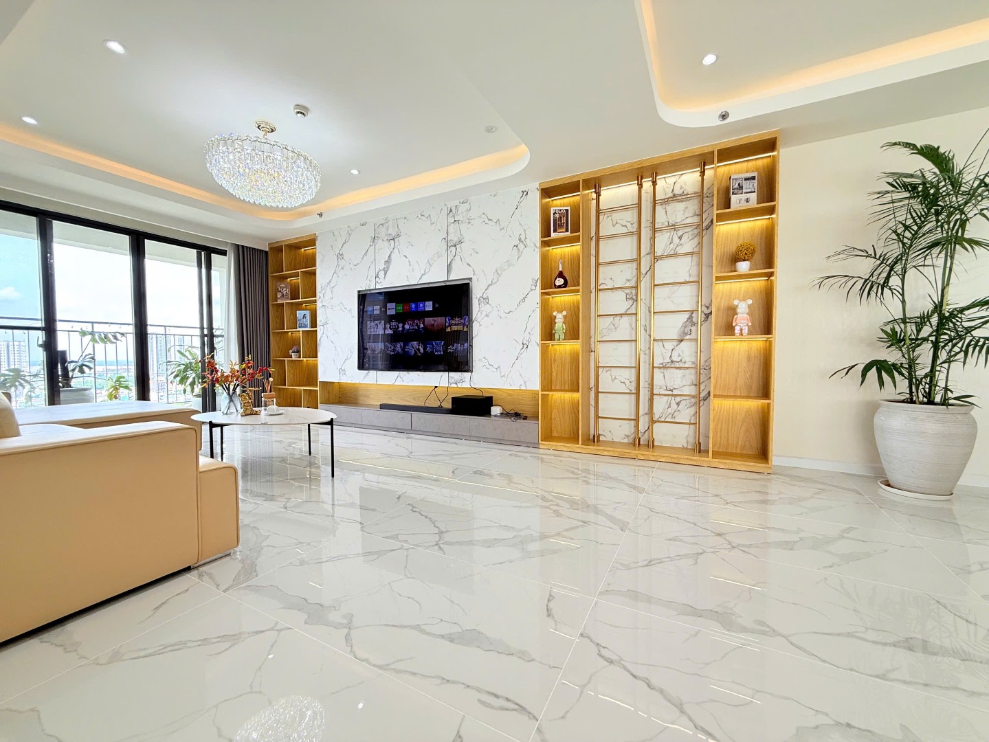 Cho thuê penthouse 4PN Nam Phúc, nội thất sang trọng, ba mặt view sông cực đỉnh