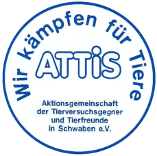 ATTiS e.V. - Aktionsgemeinschaft der Tierversuchsgegner u. Tierfreunde Schwaben e.V. Logo