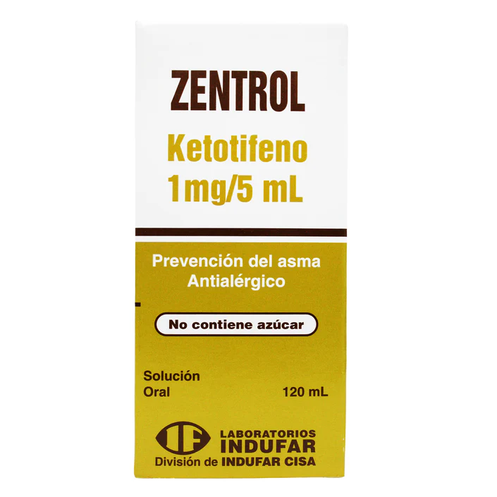 ZENTROL (KETOTIFENO 1MG/5ML) SUSP X 120 ML (IMFAR)