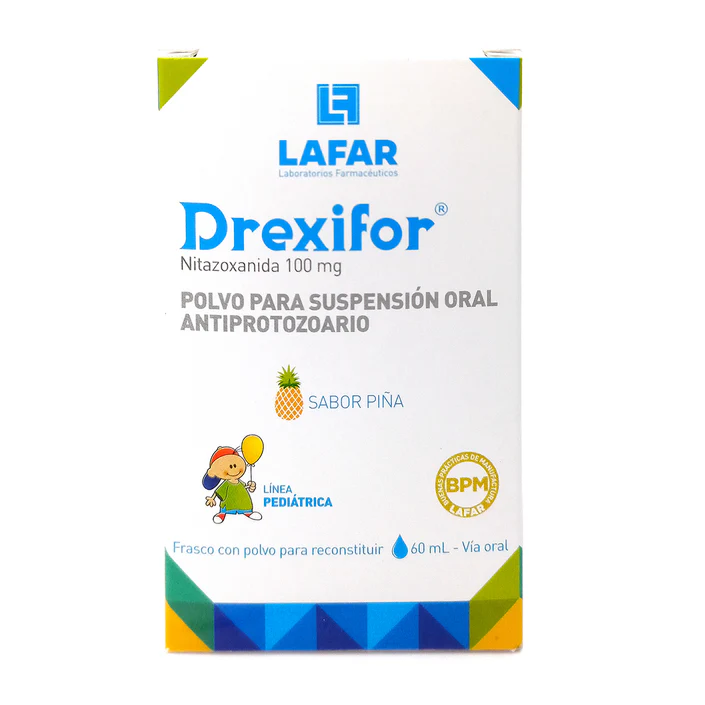 DREXIFOR (NITAXOZAMIDA) 100 MG/5ML X 60 ML SUSP (LAFAR)
