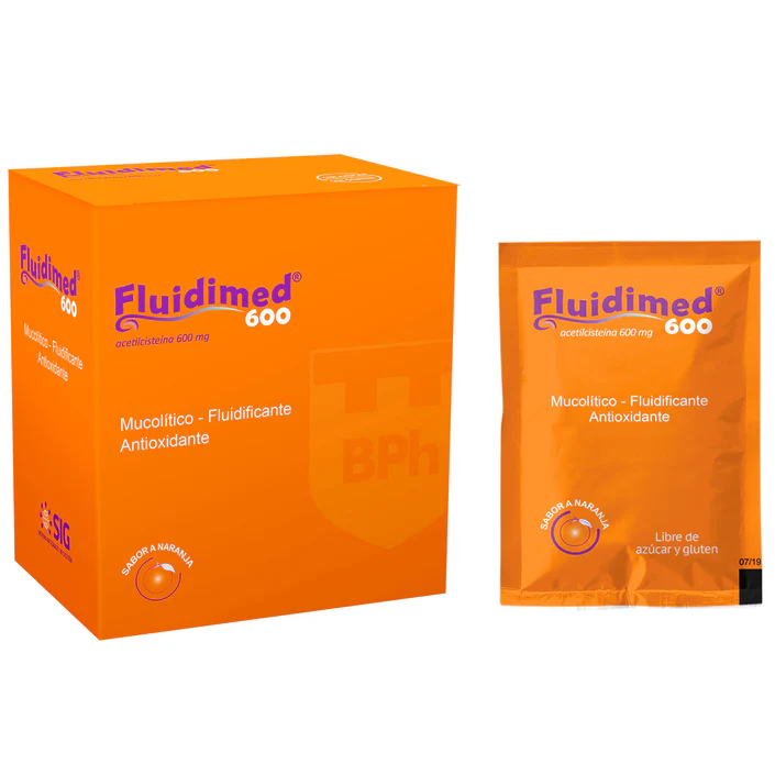 FLUIDIMED (ACETIL CISTEINA) 600 MG X 20 SOBRE (COFAR)