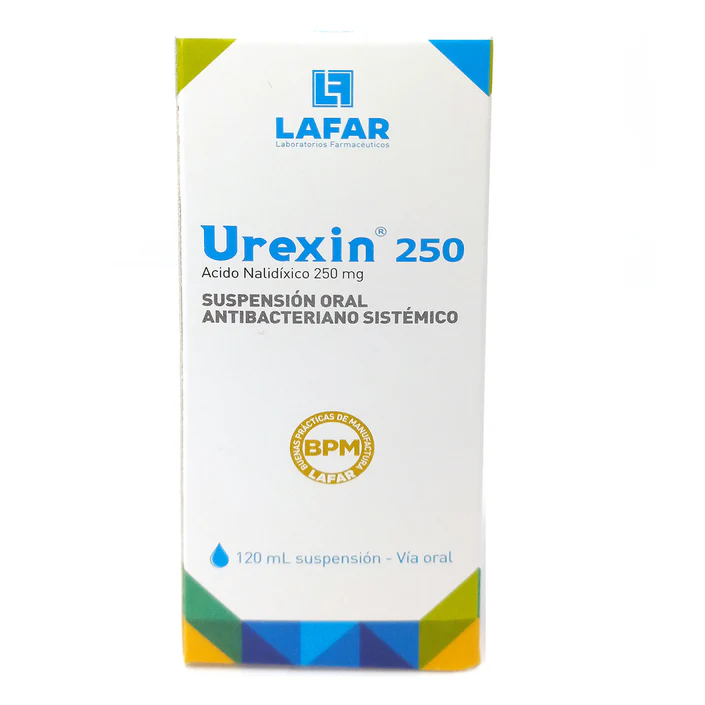 UREXIN (ACIDO NALIDIXICO) 250 MG SUSP (LAFAR)