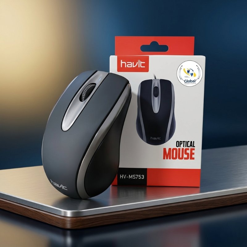 MOUSE CON CABLE HAVIT