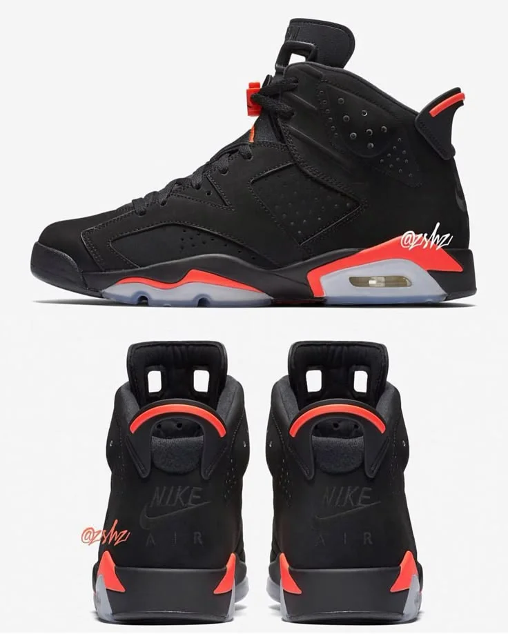 Air Jordan 6 Black Infrared