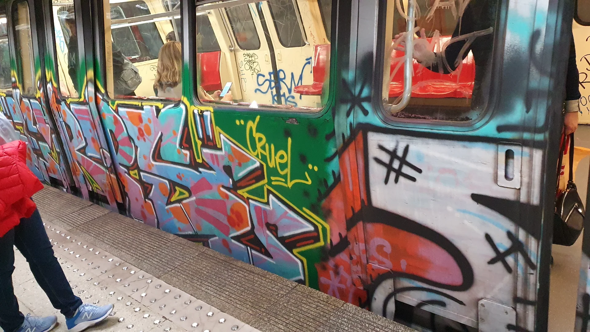 Bucharest Subway Graffiti