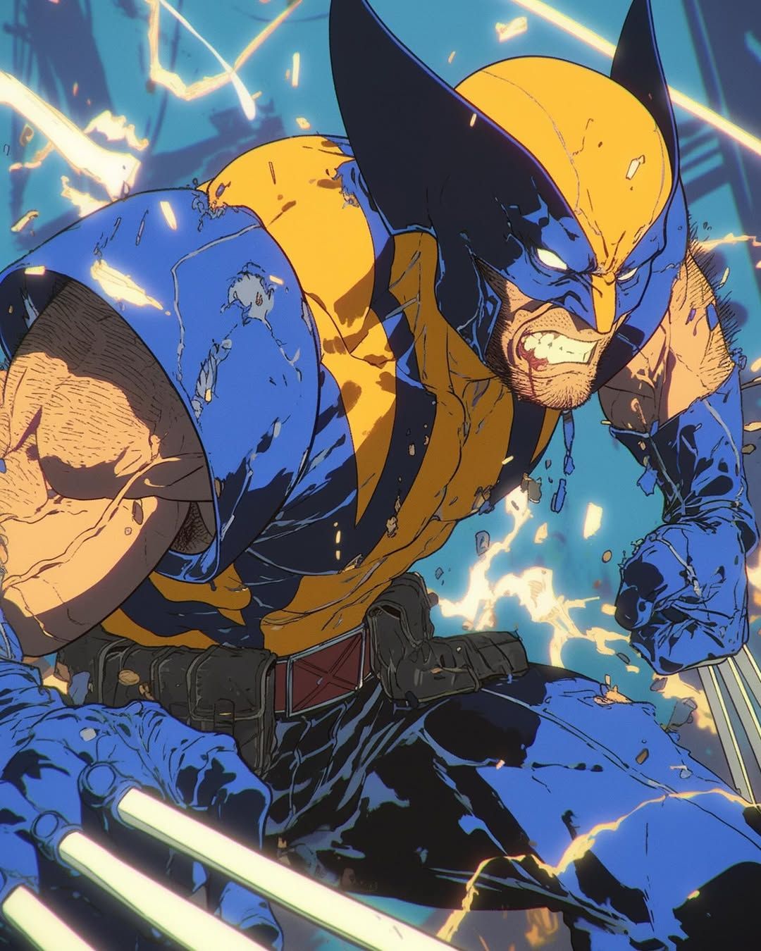 Wolverine angry