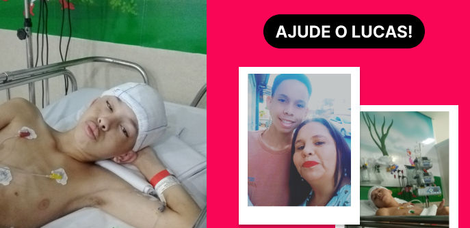 Banner Ajude o Lucas a se recuperar!