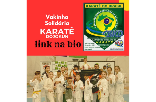 Banner Partiu Campeonato Brasileiro de Karate