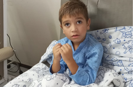 Banner Vaquinha solidária do Benjamin 