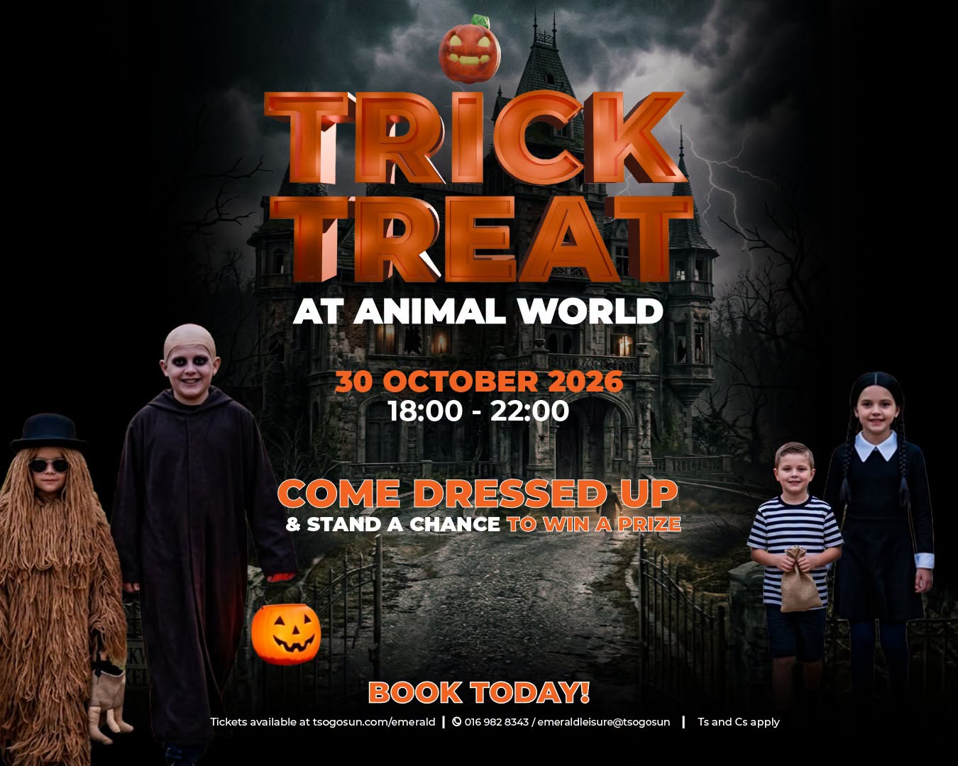 Animal World Trick or Treat Halloween