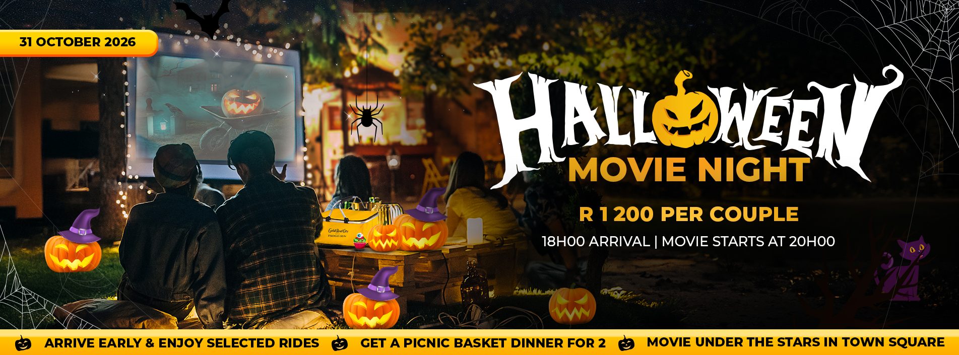 Gold Reef City Halloween Movie Night