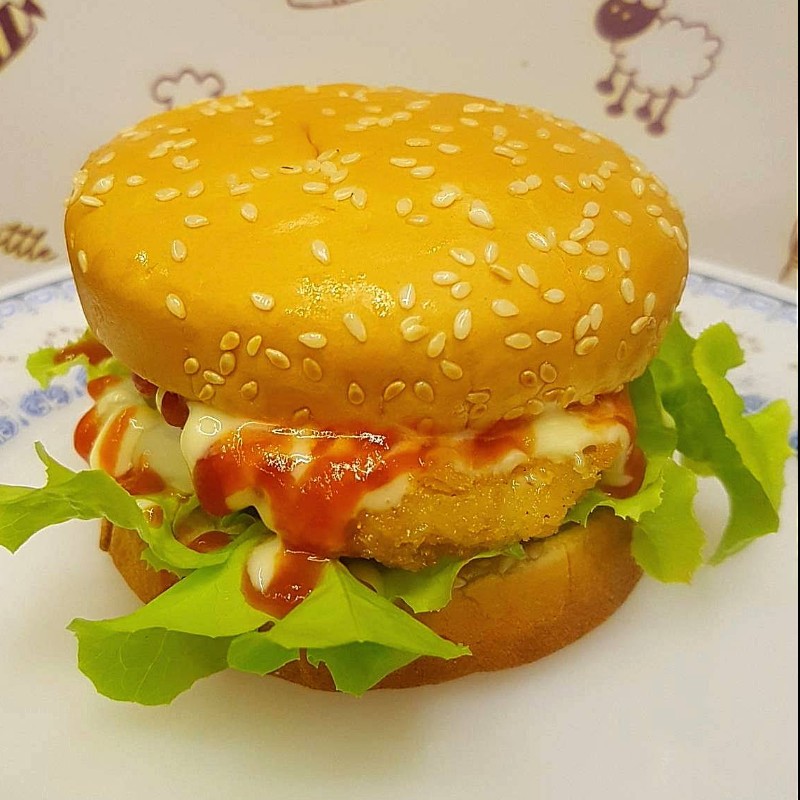 เบอร์เกอร์ไก่ทอด