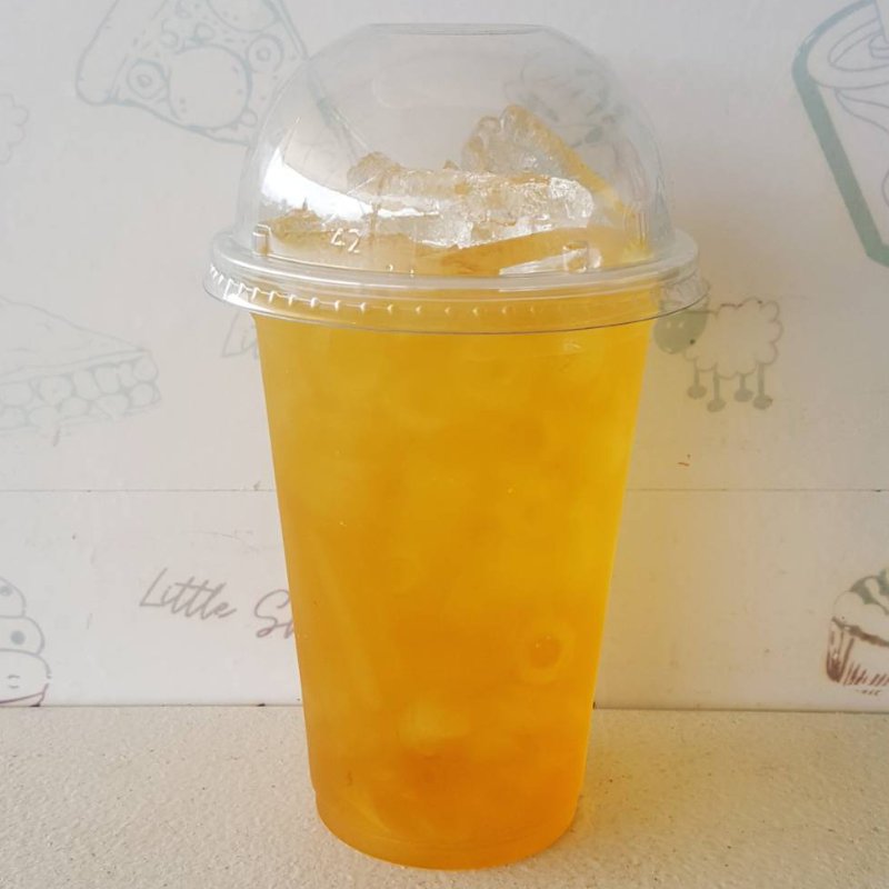 ชาเขียวใสรสผลไม้