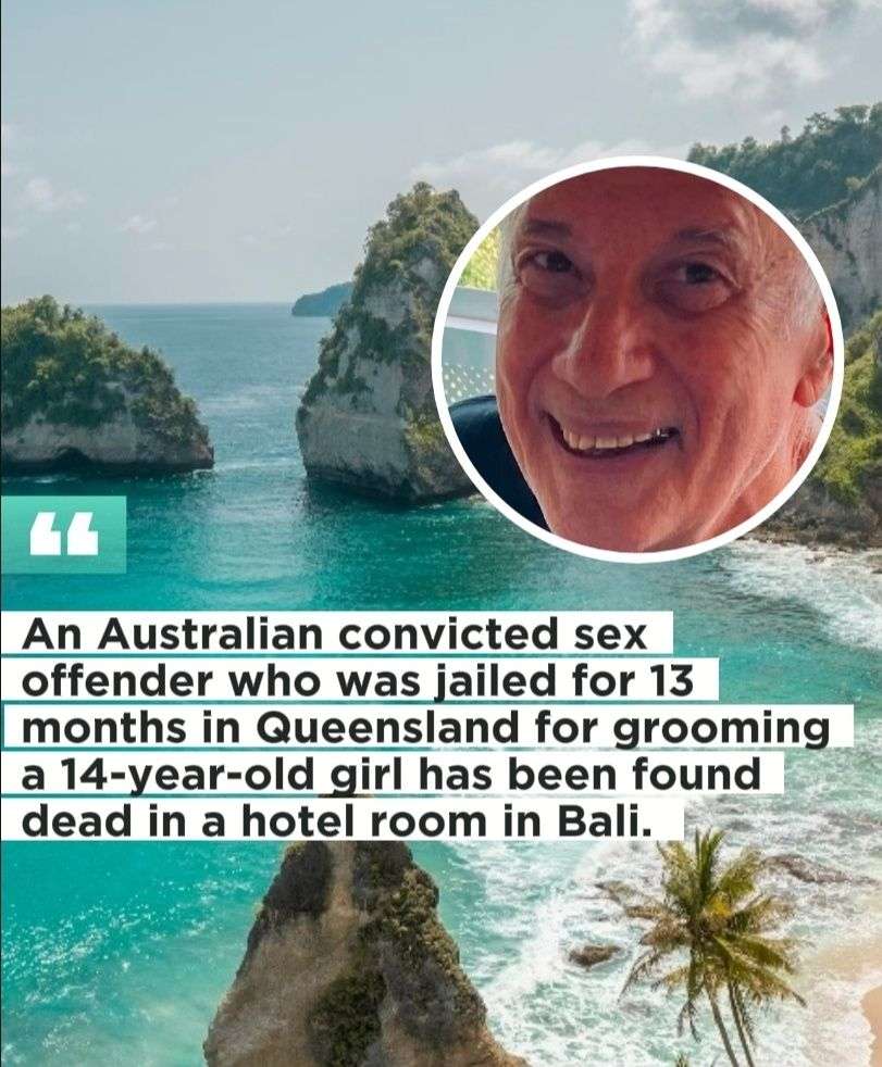 An Australian convicted sex offender who was jailed for 13 months in Queensland for grooming a 14-year-old girl has been found dead in a hotel room in Bali..