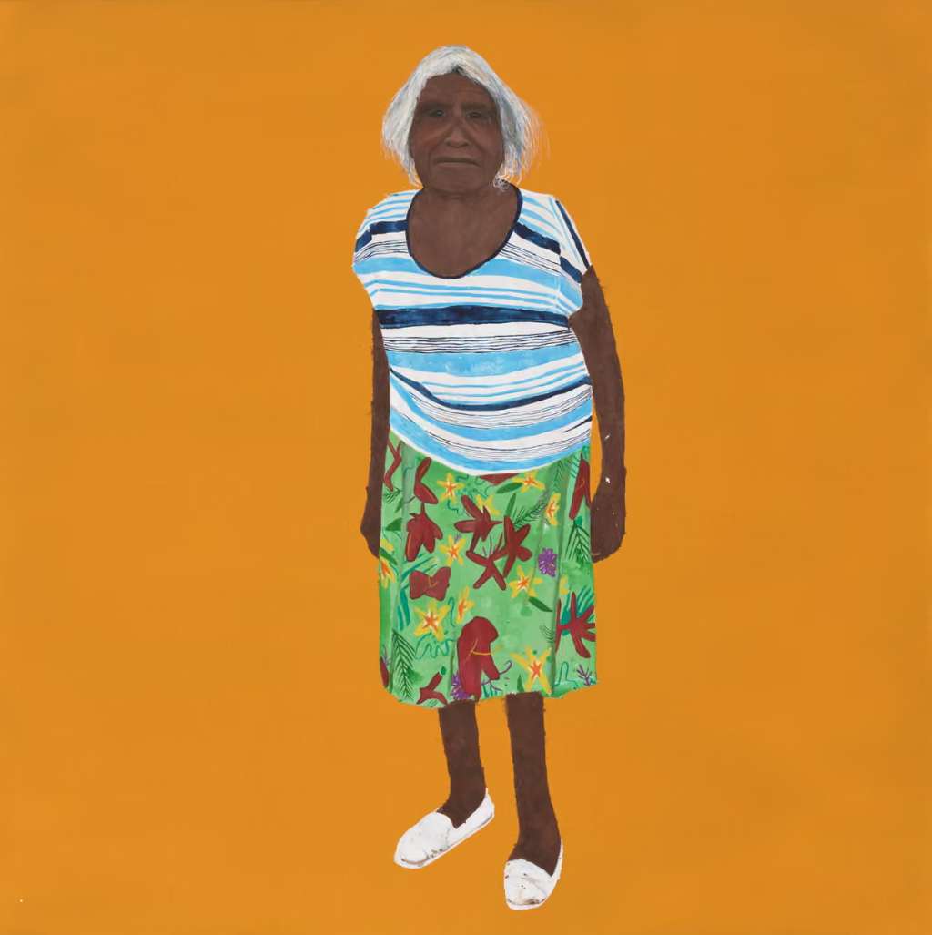 Painting of Aboriginal Woman..