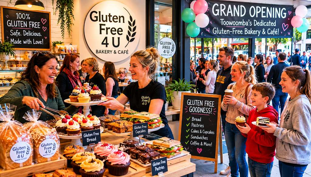 Coeliacs Rejoice as Dedicated Gluten-Free Bakery and Café Opens in Toowoomba