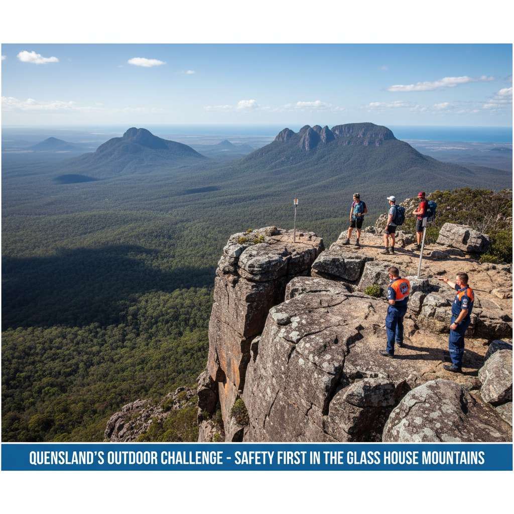 Emergency Officials Issue Safety Warning Following Dangerous Cliff-Edge Stunt on Mt Tibrogargan