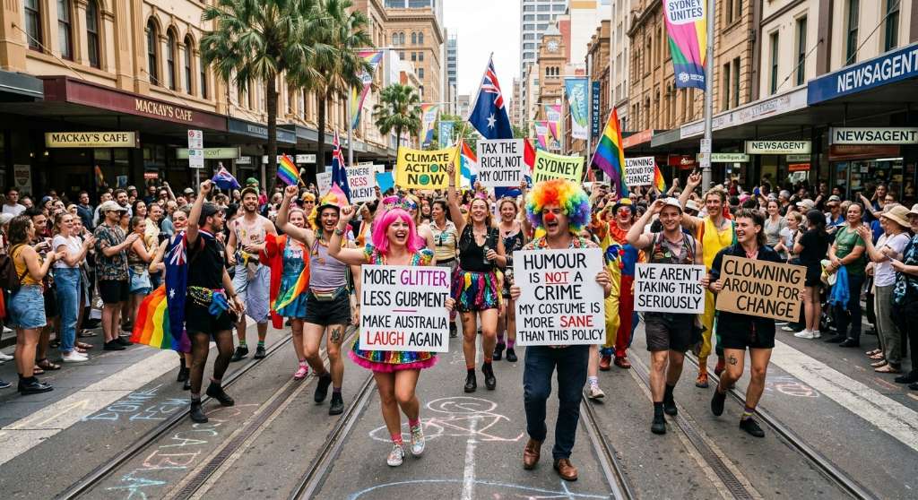Tactical Frivolity: How Humour and Theatrics Are Reshaping Australian Protest Movements