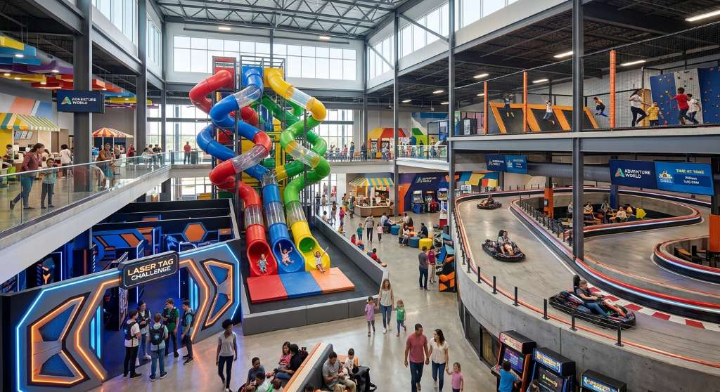 Massive Indoor 'Slide Planet' Entertainment Hub Proposed for Brisbane