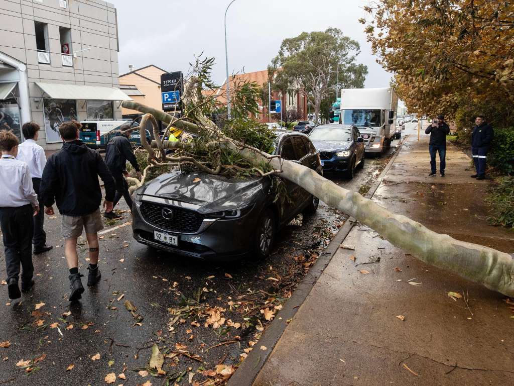 More heavy rain forecast for WA after destructive cold front batters Perth and South West.