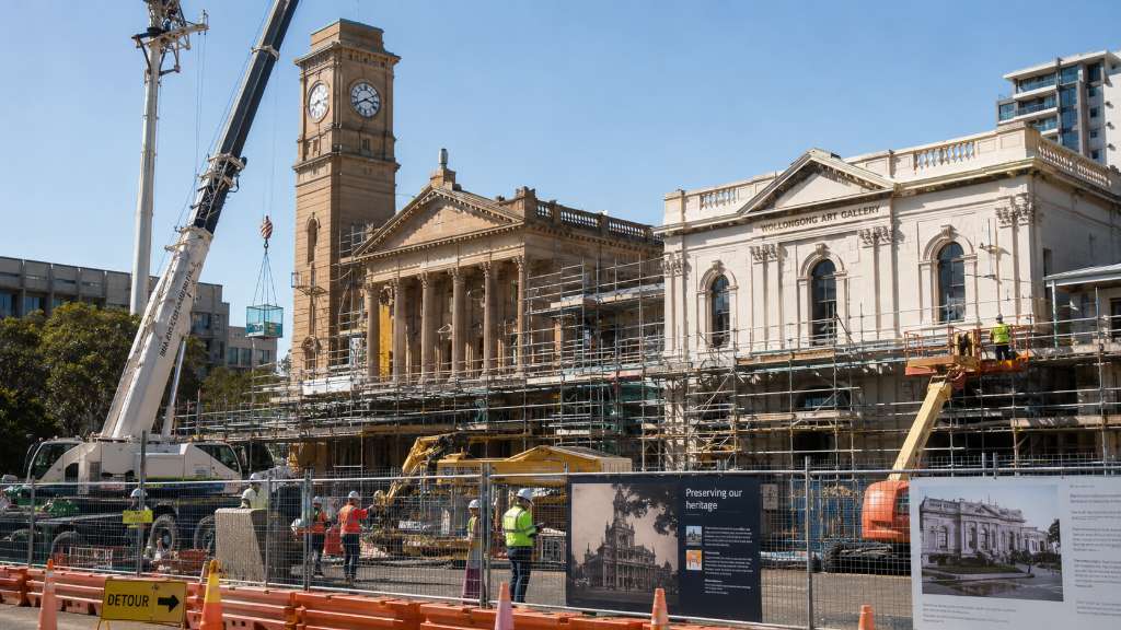 Wollongong Art Gallery and Town Hall to Close for Major Roof and Air Conditioning Upgrades