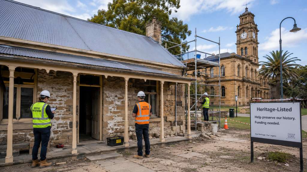Central Coast Heritage Grants Remain Unfunded Despite Council's Return