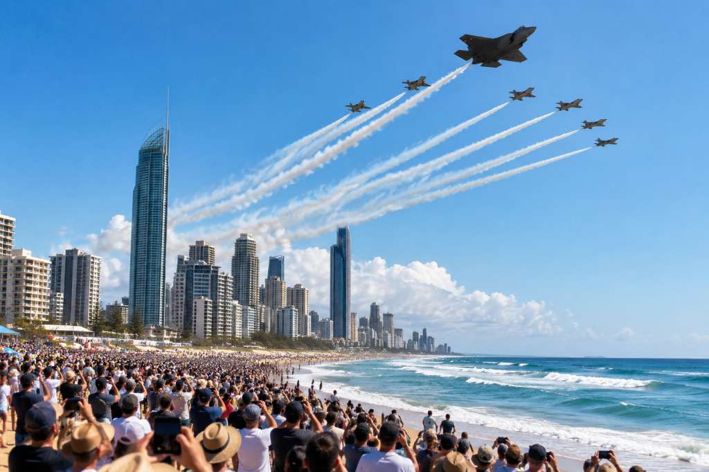 Pacific Airshow Returns to Gold Coast with Powerful Military Jet Line-up